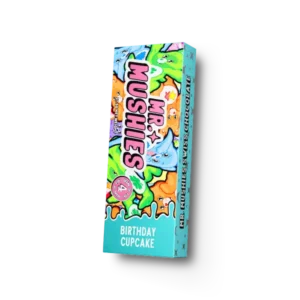 Mr Mushies Birthday Cake Chocolate Bar