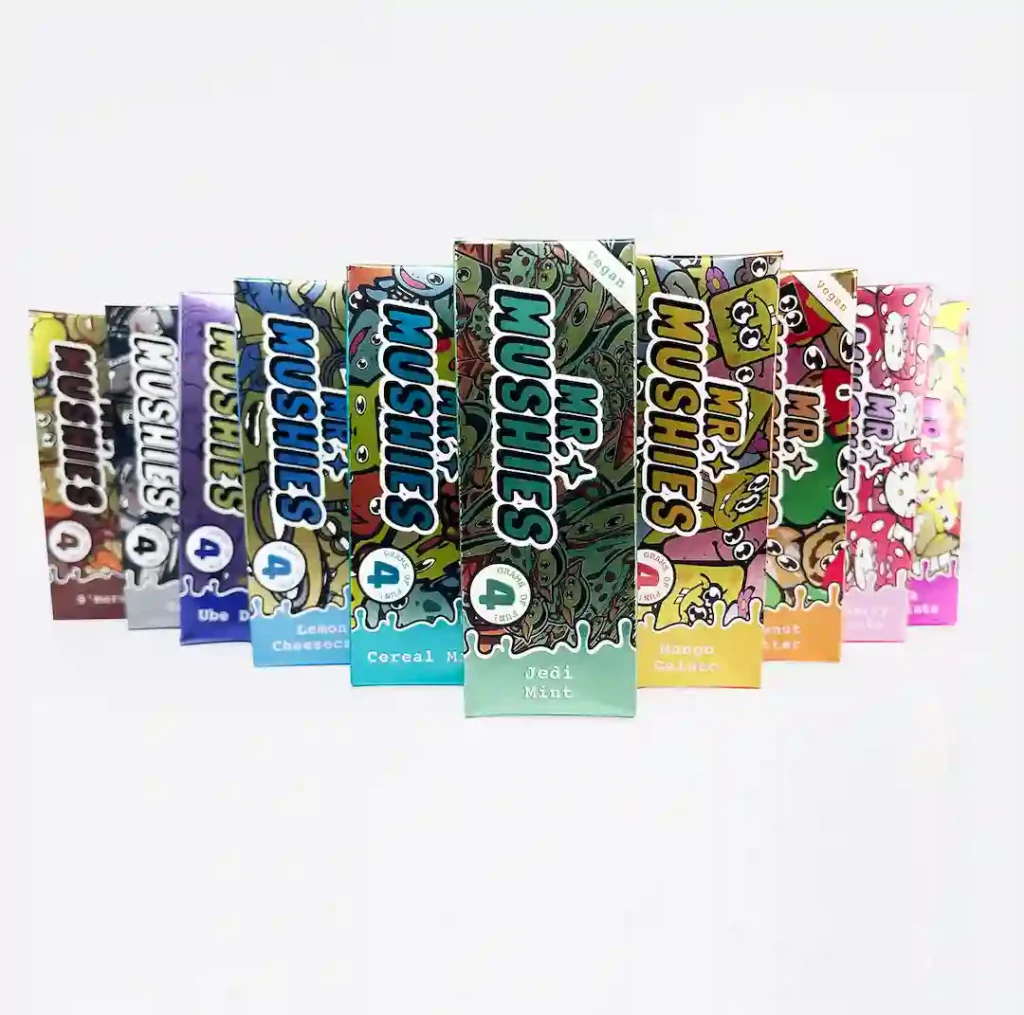 mr mushies chocolate bar flavors
